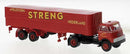 PREORDER Brekina HO 85230 1957 DAF Do 2000 Tractor with Low-Side Covered Trailer, Streng | 38.24