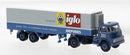 PREORDER Brekina HO 85241 DAF DO 2000 Semi Tractor with Van Trailer, Binfurst/Iglo | 38.24