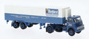 PREORDER Brekina HO 85240 1957-1970s DAF DO 2000 Semi Tractor with Reefer Trailer, Binfurst | 38.24