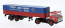 PREORDER Brekina HO 85282 1960s DAF FT 2600 Tractor with Covered Low-Side Trailer, Steef van Loon | 38.24