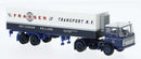 PREORDER Brekina HO 85293 1960s DAF FT 2600 Tractor with Reefer Trailer, Franzen (60 Years) | 38.24