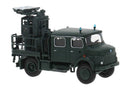 PREORDER Brekina HO 47191 Mercedes-Benz LA 911 Light Mast Truck, Assembled, German Federal Border Protection (green, German Lettering)