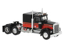 Brekina HO 86250 Kenworth W900 Semi Tractor with Sleeper Cab, Assembled, Black, Red