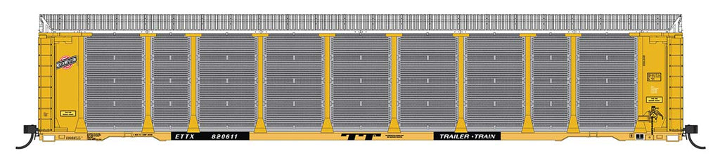 PREORDER Intermountain N 182107-03 Tri-Level Enclosed Auto Rack, Chica
