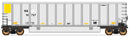 PREORDER Intermountain HO 4401027 14-Panel Coalporter Coal Gondola, Value Line, Norfolk Southern (aluminum, yellow, yellow conspicuity markings)