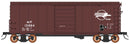 PREORDER Intermountain HO 38910 1938 AAR 10'6" Boxcar, 4-3-1 Improved Dreadnaught Ends, Missouri Pacific (Boxcar Red, white, Screaming Eagle Logo)