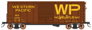 PREORDER Intermountain HO 38715 1937 AAR 10'6" Boxcar, 4-3-1 Improved Dreadnaught Ends, 6' Door, Ready to, Western Pacific (Boxcar Red, yellow, Large WP, Western Way Slogan)