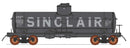PREORDER Intermountain HO 46353 ACF Type 27 Riveted 8,000-Gallon Tank Car, Sinclair SDRX (black, silver, Billboard Sinclair)