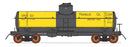 PREORDER Intermountain HO 46352 ACF Type 27 Riveted 8,000-Gallon Tank Car, Franklin Oil GRYX (yellow, black)