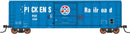PREORDER Intermountain HO 47530 Pullman-Standard 5277 Cu.Ft. Exterior-Post Boxcar, St. Lawrence/Pickens Railroad (blue, red, white)