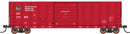 PREORDER Intermountain N 67531 Pullman-Standard 5277 Cu.Ft. Exterior-Post Boxcar, Canadian Pacific (red, white, black, Beaver Logo)