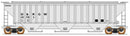 PREORDER Intermountain HO 472306 Trinity Rib-Side Covered Hopper, Denver & Rio Grande Western (gray, reporting marks only)