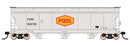 PREORDER Intermountain N 670103 ACF 4650 Cubic Foot 3-Bay Covered Hopper, First Union Rail FURX (Ex-POOL Grain, gry, yellow, red)