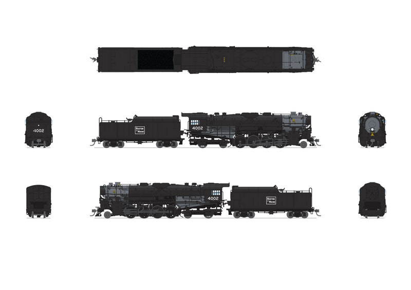 PREORDER BLI 7882 Boston & Maine 2-8-4 Berkshire, T1a