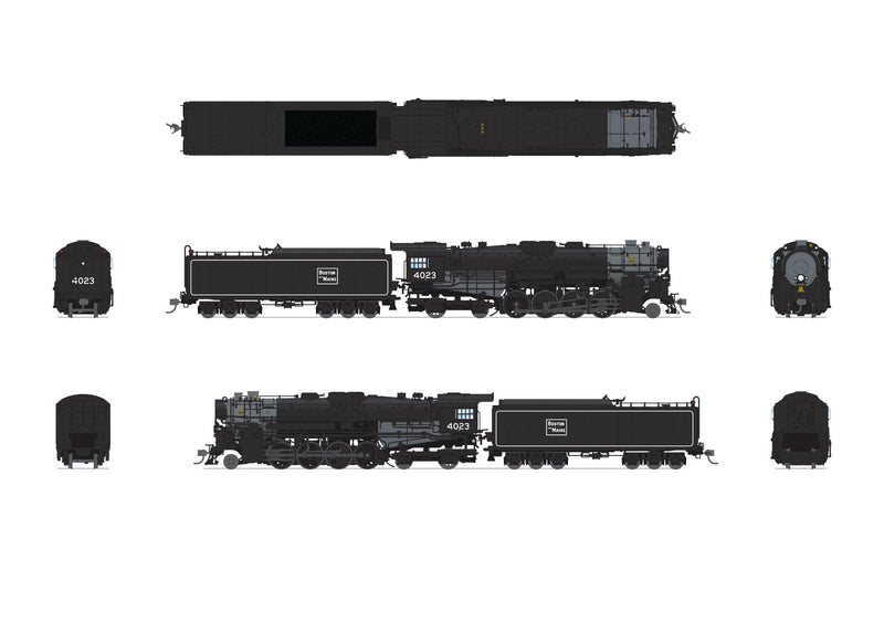 PREORDER BLI 7884 Boston & Maine 2-8-4 Berkshire, T1b