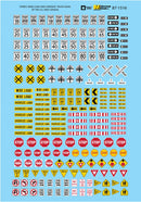 Microscale HO 87-1516 Highway Sign Decal Set, Road & Street Signs, Oversize & Wide Load Truck Signs of the U.S. & Canada