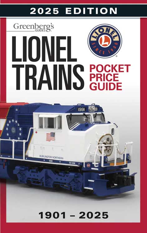 PREORDER Kalmbach Publishing Co 108725 Lionel Trains Pocket Price Guide 1901-2025 -- Softcover