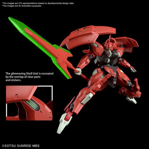 Mobile Suit Gundam: The Witch from Mercury Darilbalde High Grade 1:144 Scale Model Kit 2604769