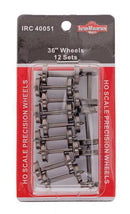 Intermountain HO 40051 All Brass Insulated Wheel Sets (12), 36"