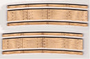 Blair Line HO 111 2-Lane Curved Laser-Cut Wood Grade Crossing 2-Pack, 19-21" Radius