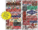 Blair Line HO 136 Restaurant & Cafe Signs