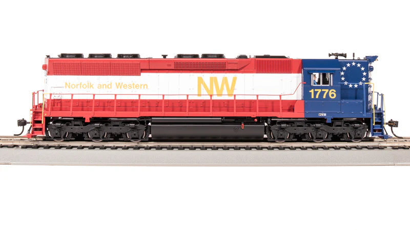 BLI 7942 EMD SD45, NW 1776, Bicentennial, High Hood, Paragon4 Sound/DC/DCC, HO