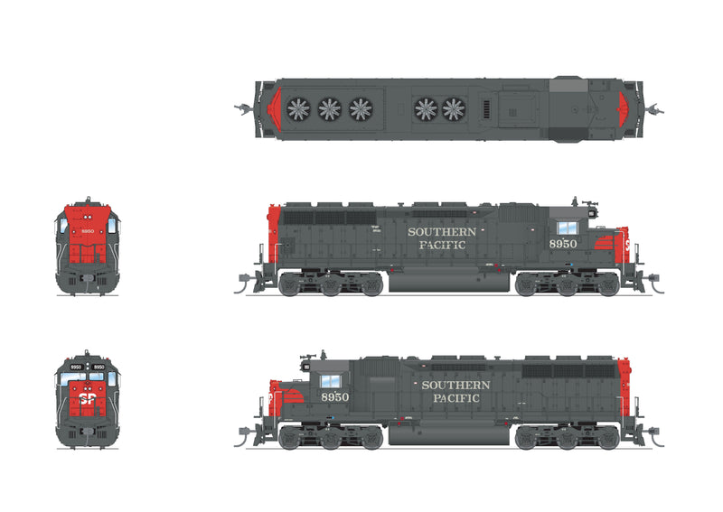 BLI 7946 EMD SD45, SP 8956, Bloody Nose, Paragon4 Sound/DC/DCC, HO