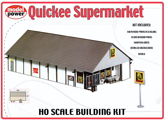 Model Power 621 Building Kits -- Quickee Supermarket