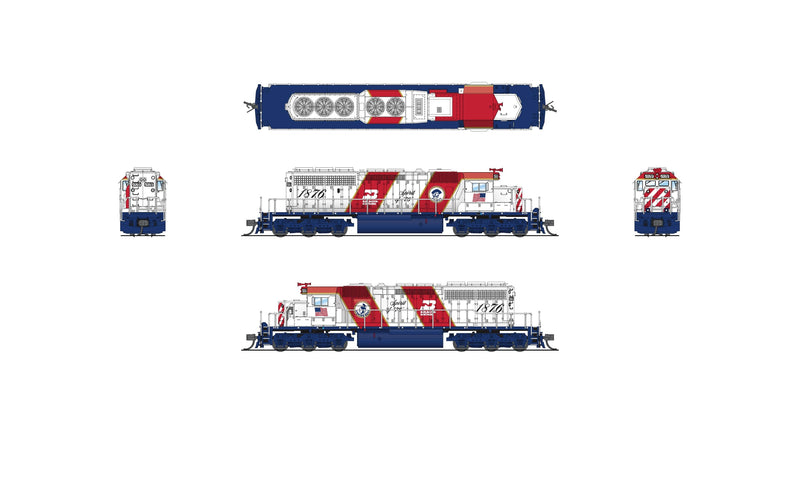 BLI 7952 EMD SD40-2, BN 1876, Spirit of '76, Paragon4 Sound/DC/DCC, N