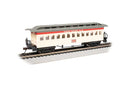 Bachmann Trains HO 13410 1860, 1880 Wood Coach, Silver Series, Union Pacific (pale yellow, red, gray)
