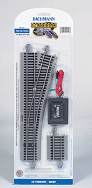 Bachmann Trains HO 44558 E-Z Track with Nickel Silver Rail & Gray Roadbed,