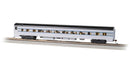 Bachmann Trains HO 14216 85' Smooth-Side Coach, Lighted, New York Central City of Chicago (1938 20th Century Scheme, 2-Tone Gray, blu
