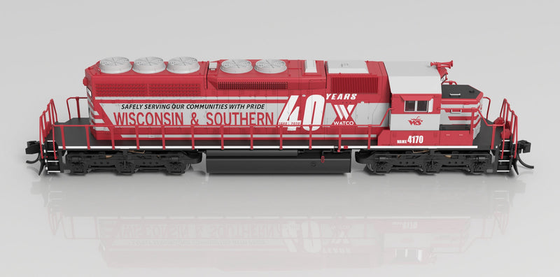 BLI 7969 EMD SD40-2, WSOR 4170, 40th Anniversary Engine, Paragon4 Sound/DC/DCC, N