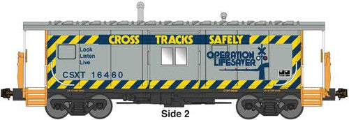 Bluford Shops N 44325 International Car Bay Window Caboose Phase 4, CSXT