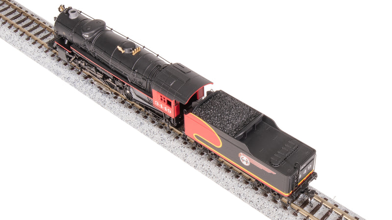 BLI 7982 Heavy Pacific 4-6-2, ATSF 3449, Warbonnet Fantasy Scheme, Paragon4 Sound/DC/DCC, N (NP)