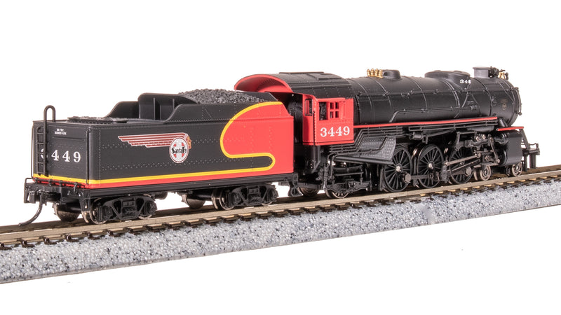 BLI 7982 Heavy Pacific 4-6-2, ATSF 3449, Warbonnet Fantasy Scheme, Paragon4 Sound/DC/DCC, N (NP)