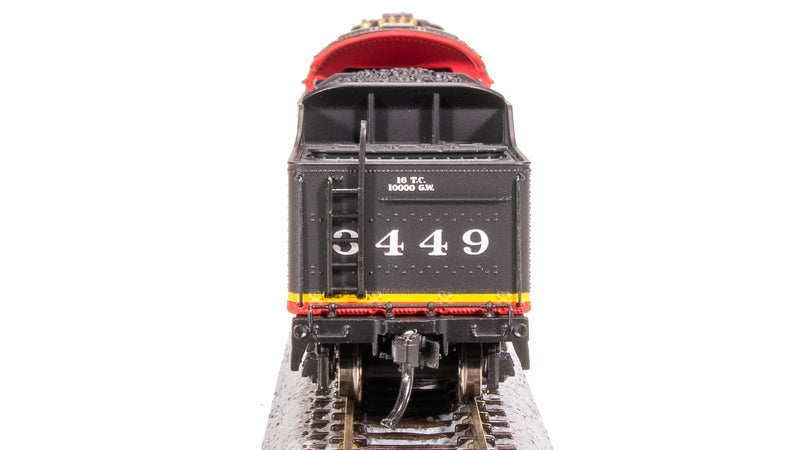 BLI 7982 Heavy Pacific 4-6-2, ATSF 3449, Warbonnet Fantasy Scheme, Paragon4 Sound/DC/DCC, N (NP)