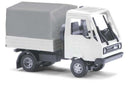 PREORDER Busch HO 42250 1991 Multicar Low-Side with Cover, White | 25.49