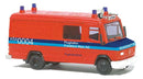 PREORDER Busch HO 44302 Mercedes-Benz 507 D Cargo Van Ambulance, Frankfort, Germany, Airport | 33.14