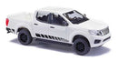 Busch HO 53712 2015 Nissan Navara Crew-Cab Pickup Truck, White, Black