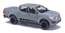 Busch HO 53711 2015 Nissan Navara Crew-Cab Pickup Truck, Gray, Black