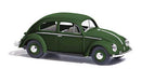 Busch HO 52990 1955 Volkswagen Beetle with Canvas Roof, Green