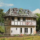 PREORDER Busch HO 1949 Abandoned Signal Tower Weathered Laser-Cut Kit | 101.99