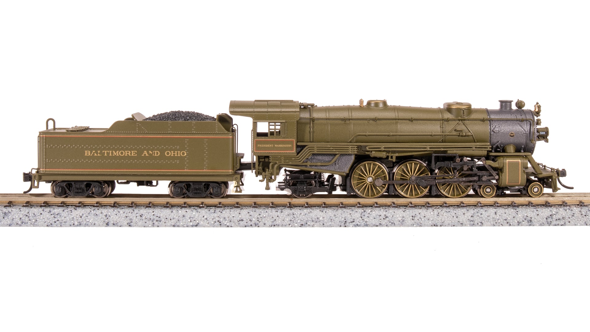 BLI 7983 Heavy Pacific 4-6-2, B&O 5300, President Washington, Paragon4