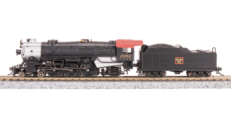 BLI 7985 Heavy Pacific 4-6-2, CBQ 2952, Paragon4 Sound/DC/DCC, N (NP)