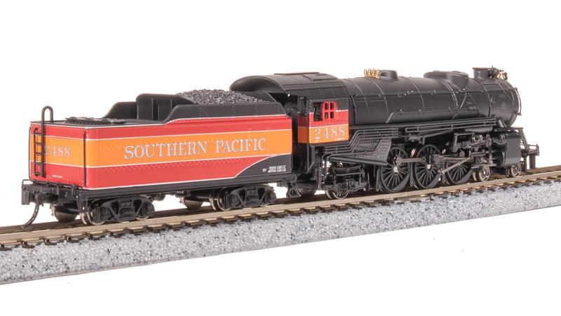 BLI 7989 Heavy Pacific 4-6-2, SP 2488, Daylight Fantasy Scheme, Paragon4 Sound/DC/DCC, N (NP)