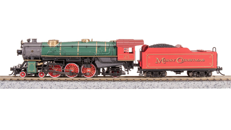 BLI 7991 Heavy Pacific 4-6-2, "Merry Christmas" w/ Red & Green, Paragon4 Sound/DC/DCC, N (NP)