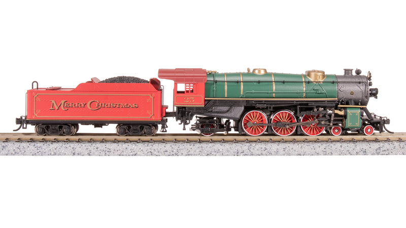 BLI 7991 Heavy Pacific 4-6-2, "Merry Christmas" w/ Red & Green, Paragon4 Sound/DC/DCC, N (NP)