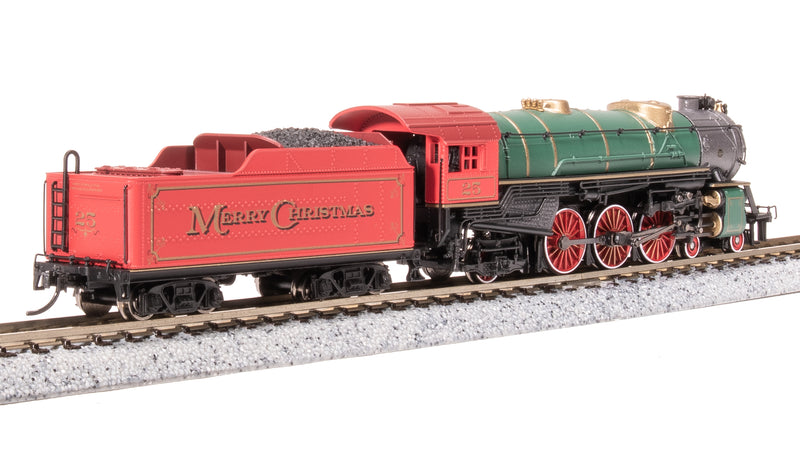 BLI 7991 Heavy Pacific 4-6-2, "Merry Christmas" w/ Red & Green, Paragon4 Sound/DC/DCC, N (NP)