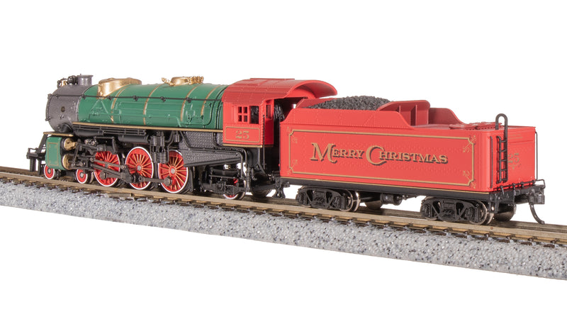 BLI 7991 Heavy Pacific 4-6-2, "Merry Christmas" w/ Red & Green, Paragon4 Sound/DC/DCC, N (NP)